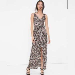 Floral Slit Maxi Dress